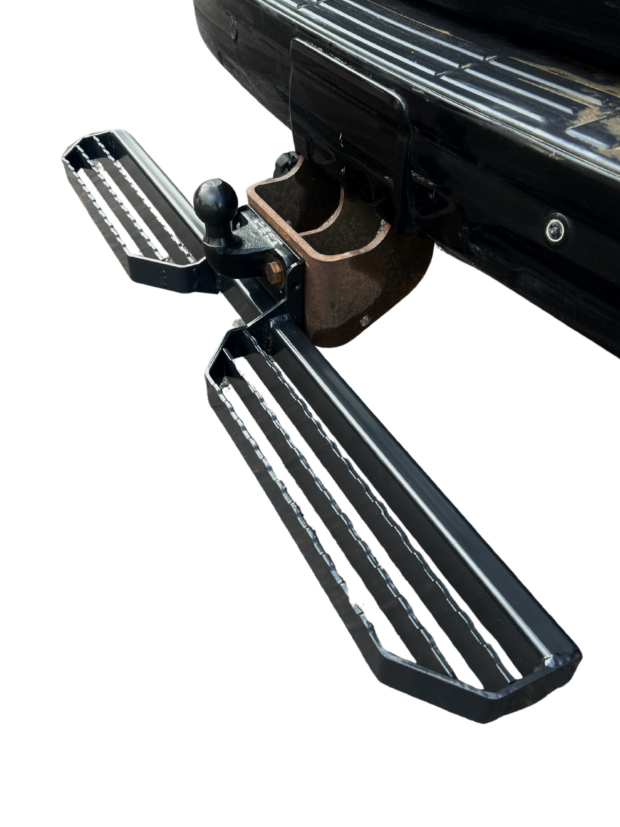 Double-Sided Step Board for Tow Hitch